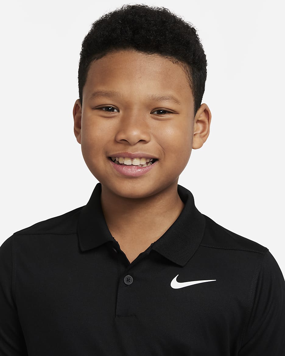 Nike Dri FIT Victory Big Kids Boys Golf Polo. Nike